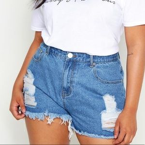 Boohoo Ripped Shorts